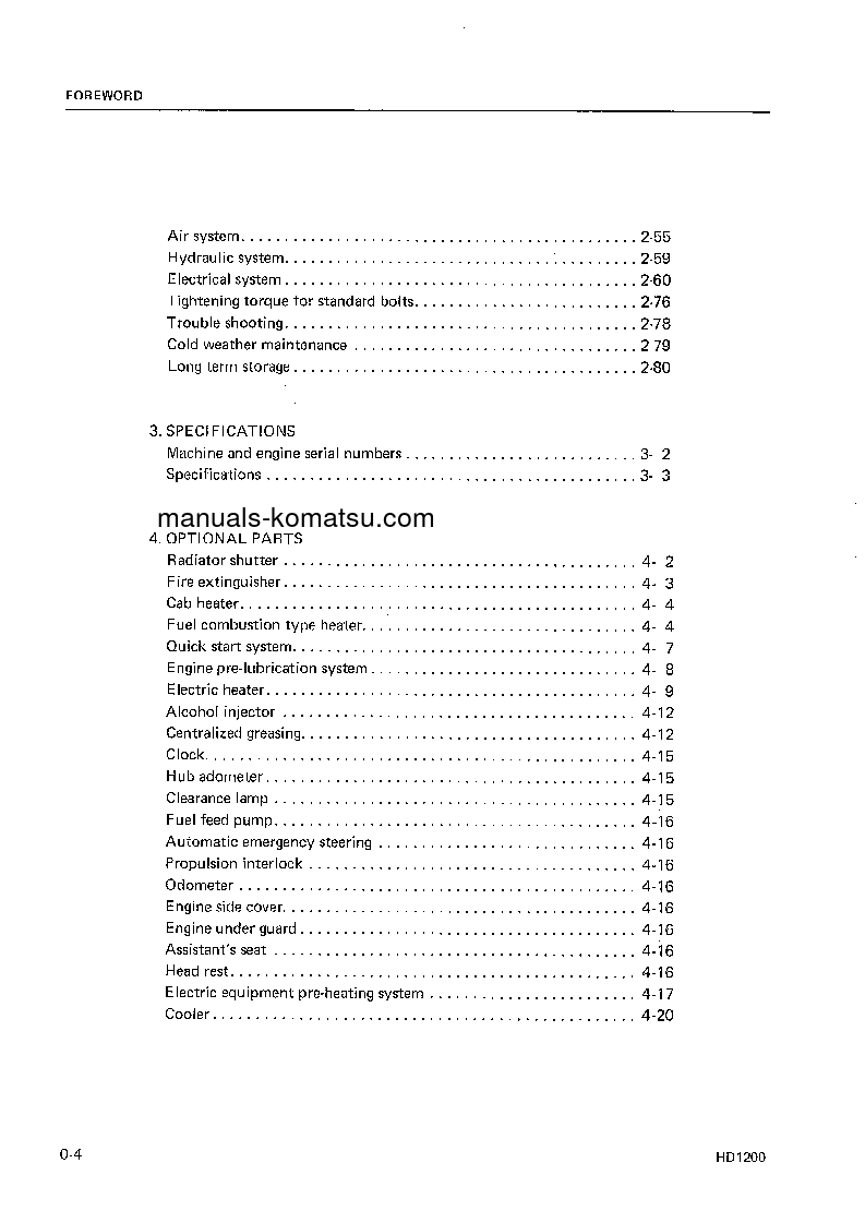 Protected: HD1200-1(JPN) S/N 1005-UP Operation manual (English)