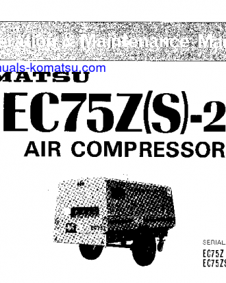 EC75Z-2(JPN) S/N 2001-UP Operation manual (English)