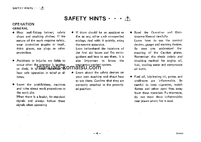 Protected: EC75ZS-2(JPN) S/N 2001-UP Operation manual (English)