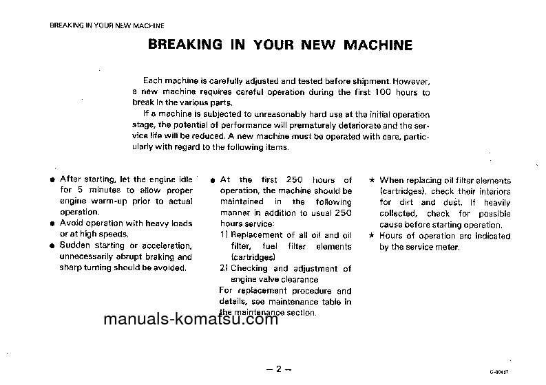 Protected: GD661A-1(JPN) S/N 10001-10045 Operation manual (English)