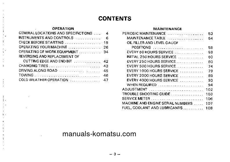 Protected: GD661A-1(JPN) S/N 10001-10045 Operation manual (English)