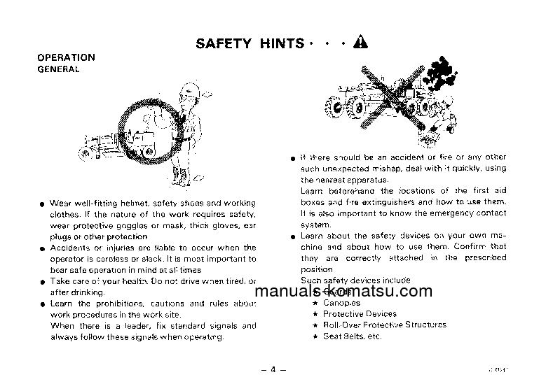Protected: GD611R-1(JPN) S/N 10073-UP Operation manual (English)