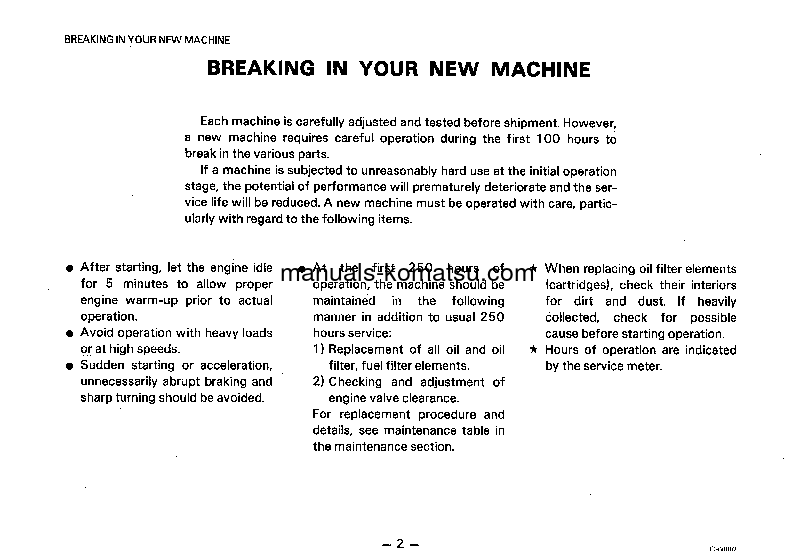 Protected: GD625A-1(JPN) S/N 50001-UP Operation manual (English)