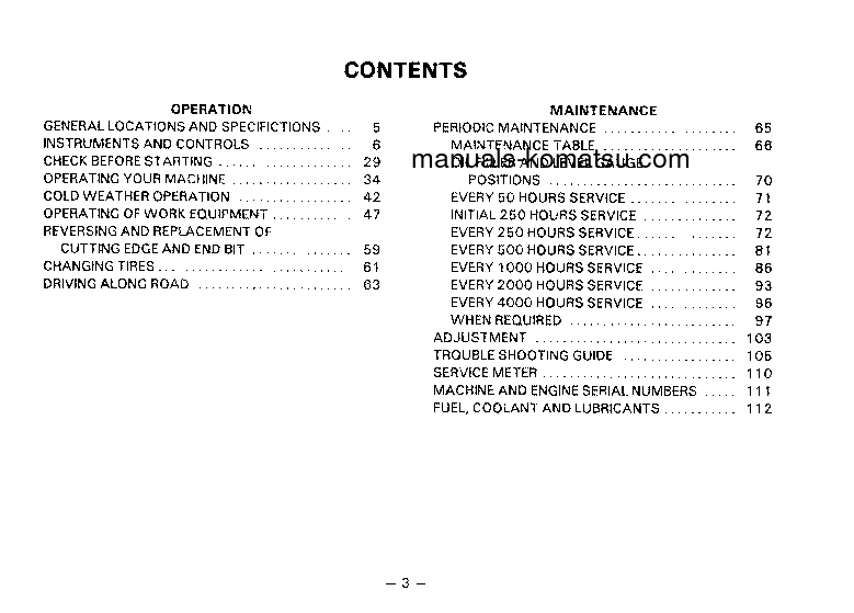 Protected: GD625A-1(JPN)-C S/N 60001-UP Operation manual (English)