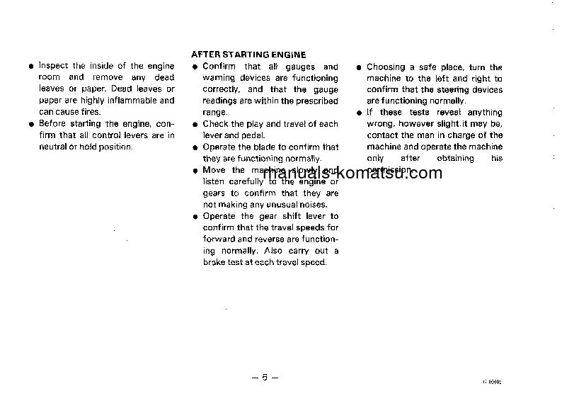 Protected: GD615A-1(JPN) S/N 50001-UP Operation manual (English)