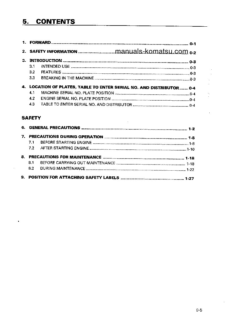 Protected: D575AR-2(JPN) S/N 10024-UP Operation manual (English)