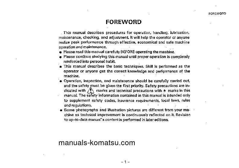 Protected: HS600S-2(JPN) S/N 1007-UP Operation manual (English)