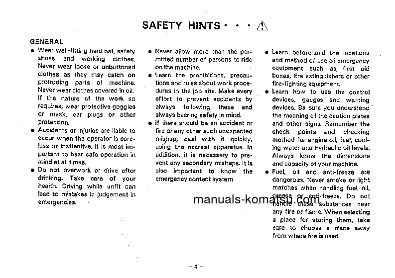 Protected: HS600S-2(JPN) S/N 1007-UP Operation manual (English)