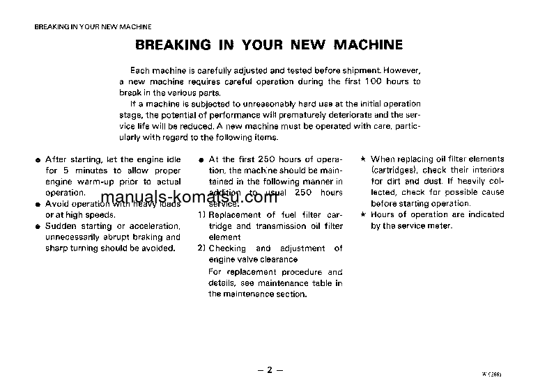 Protected: WA250-1(JPN)-P S/N 12001-UP Operation manual (English)