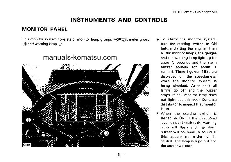 Protected: WA250-1(JPN)-P S/N 12001-UP Operation manual (English)