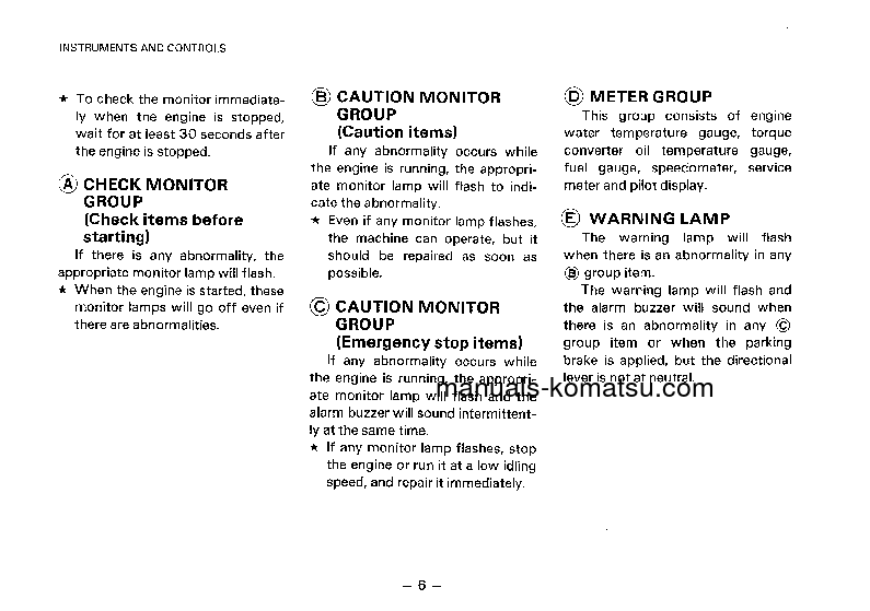 Protected: WA250-1(JPN)-P S/N 12001-UP Operation manual (English)