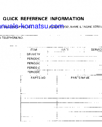 WA250-1(JPN) S/N 12001-UP Operation manual (English)