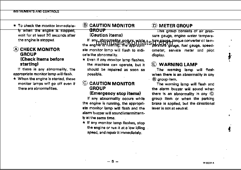 Protected: WA380-1(JPN) S/N 10001-20000 Operation manual (English)