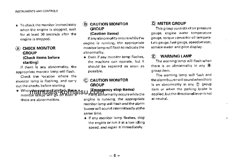 Protected: WA380-1(JPN) S/N 20292-UP Operation manual (English)
