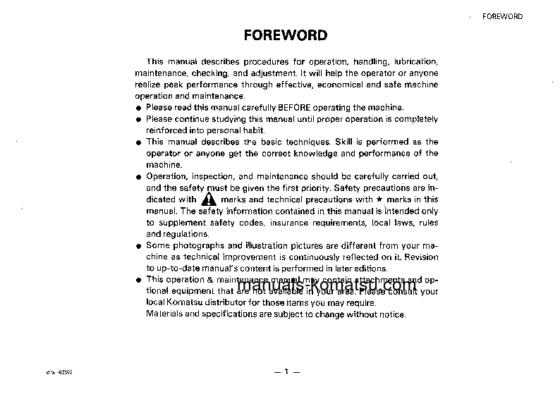 Protected: WA120-1(JPN) S/N 12001-UP Operation manual (English)