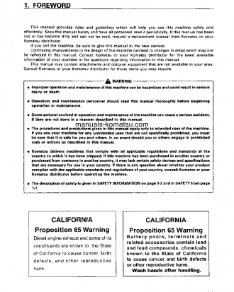 HD985-5(JPN)-TM CNTRL SYSTEM S/N 1021-UP Operation manual (English)
