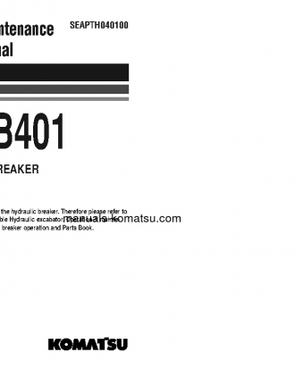 JKHB401(JPN) S/N 1-UP Operation manual (English)