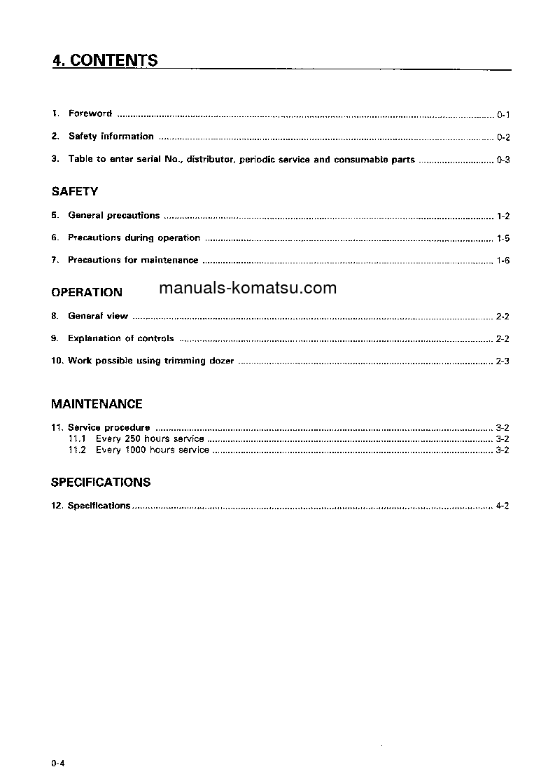 Protected: D21A-7(JPN)-TRIMMING DOZER S/N 80805-UP Operation manual (English)