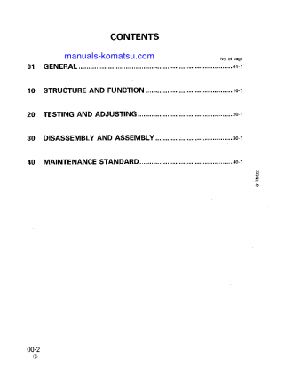 D275A-2(JPN) S/N 10001-UP Shop (repair) manual (English)