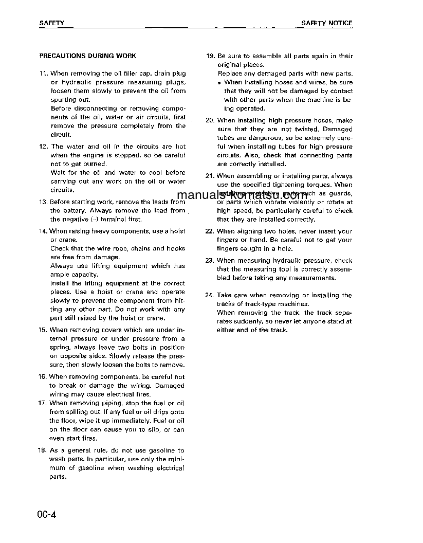 Protected: D275A-2(JPN) S/N 10001-UP Shop (repair) manual (English)