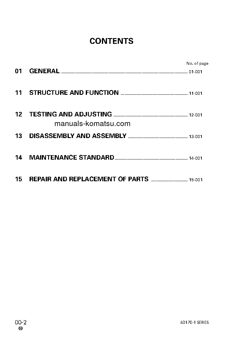 Protected: 6D170-1(JPN) S/N ALL Shop (repair) manual (English)