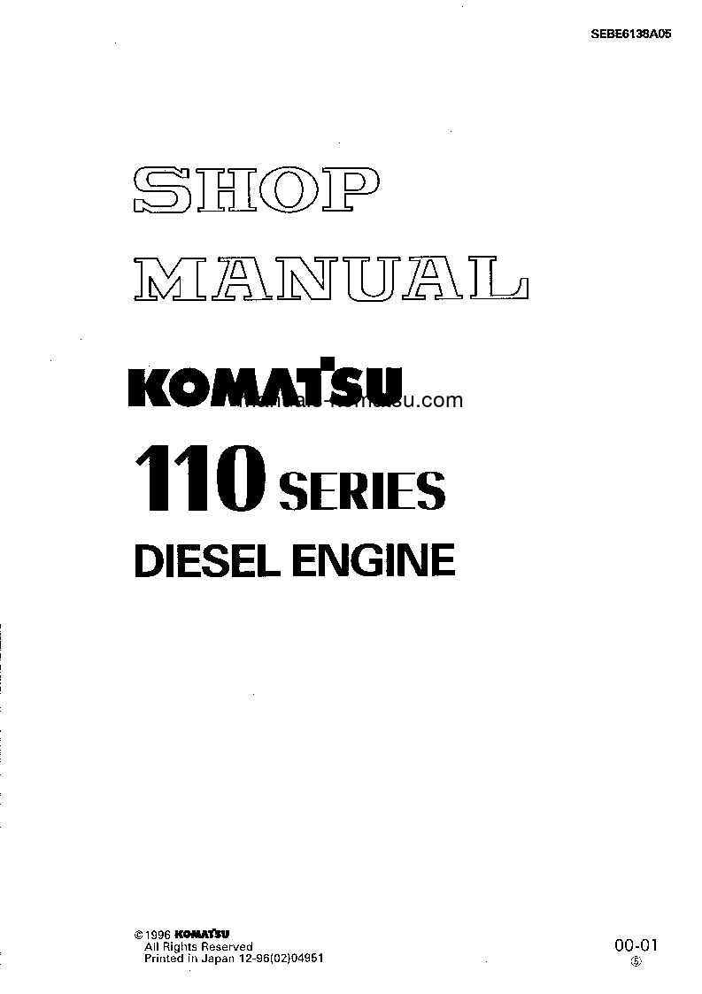 SA6D110-1(JPN)-FOR KSP Shop (repair) manual (English)