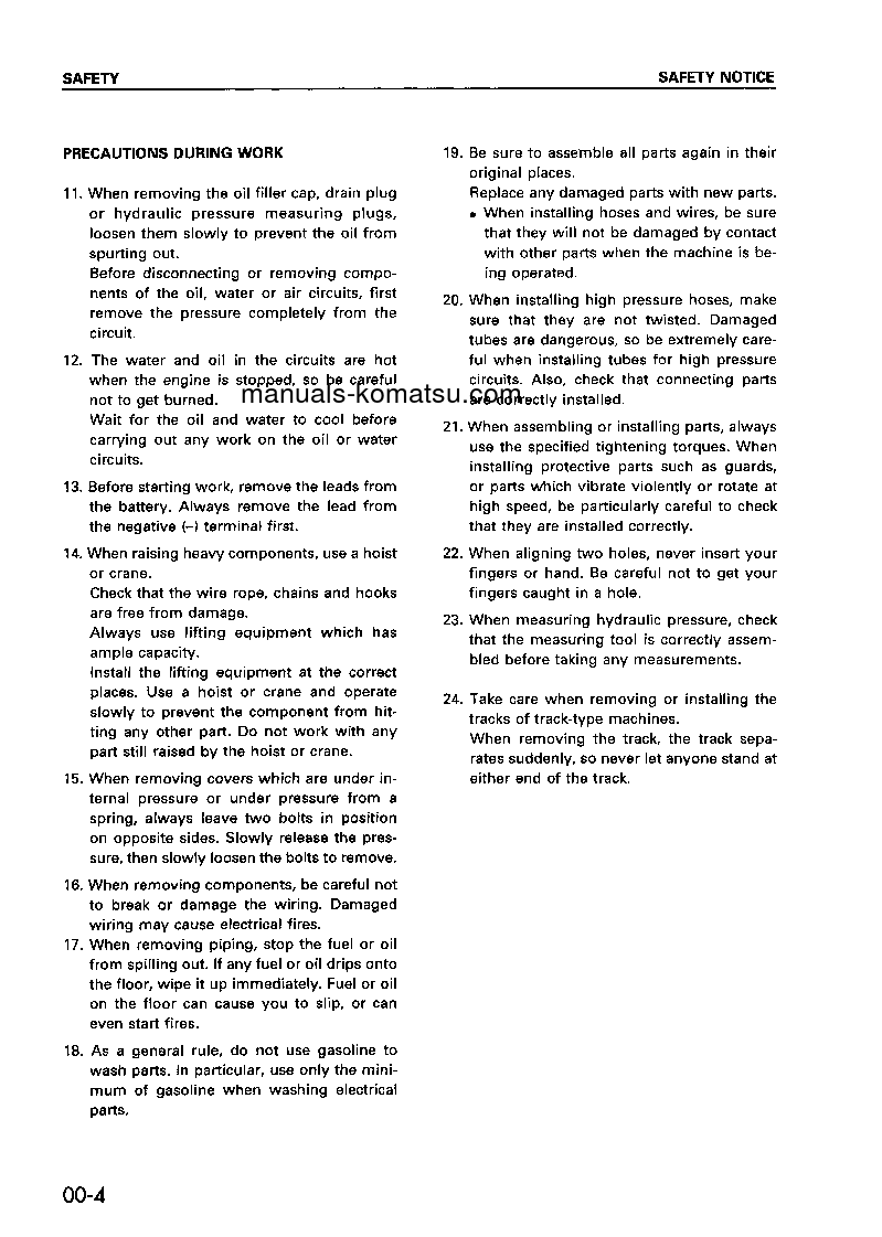 Protected: 6D170-1(JPN) S/N 10001-UP Shop (repair) manual (English)