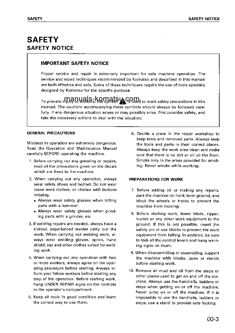 Protected: 6D140-1(JPN) Shop (repair) manual (English)