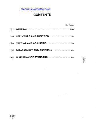D575A-2(JPN) S/N 10001-UP Shop (repair) manual (English)