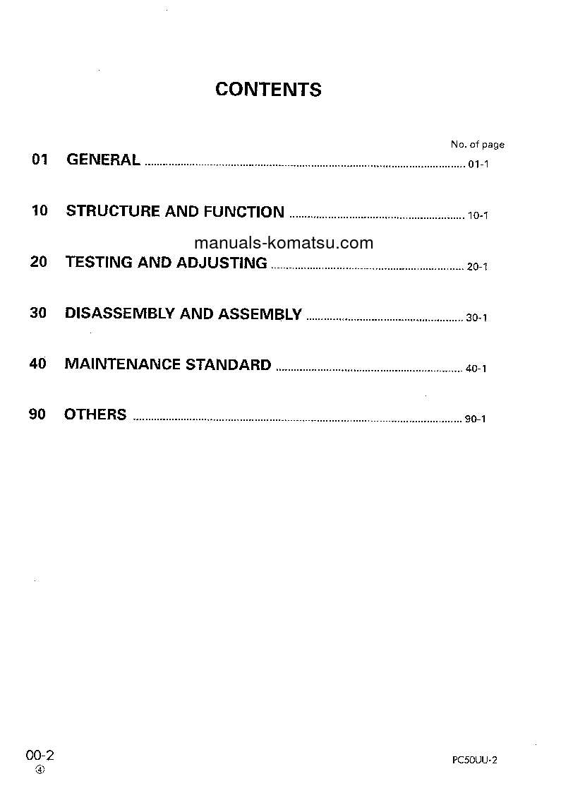 Protected: PC50UU-2(JPN) S/N 8001-UP Shop (repair) manual (English)