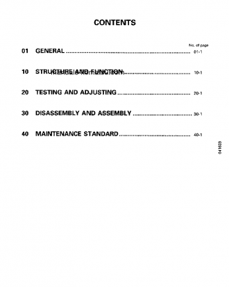 WA120-3(JPN) S/N 50001-UP Shop (repair) manual (English)