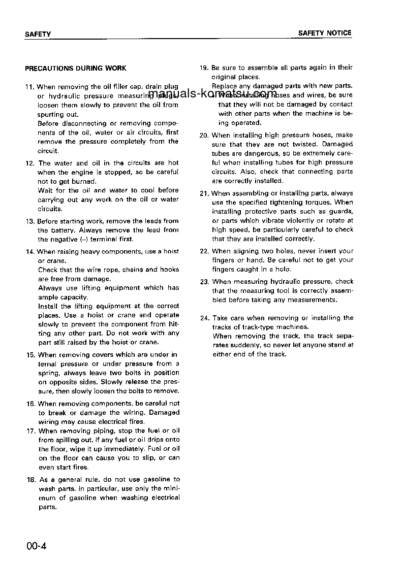 Protected: WA120-3(JPN)-3-SPEED T/MISSION S/N 50001-UP Shop (repair) manual (English)