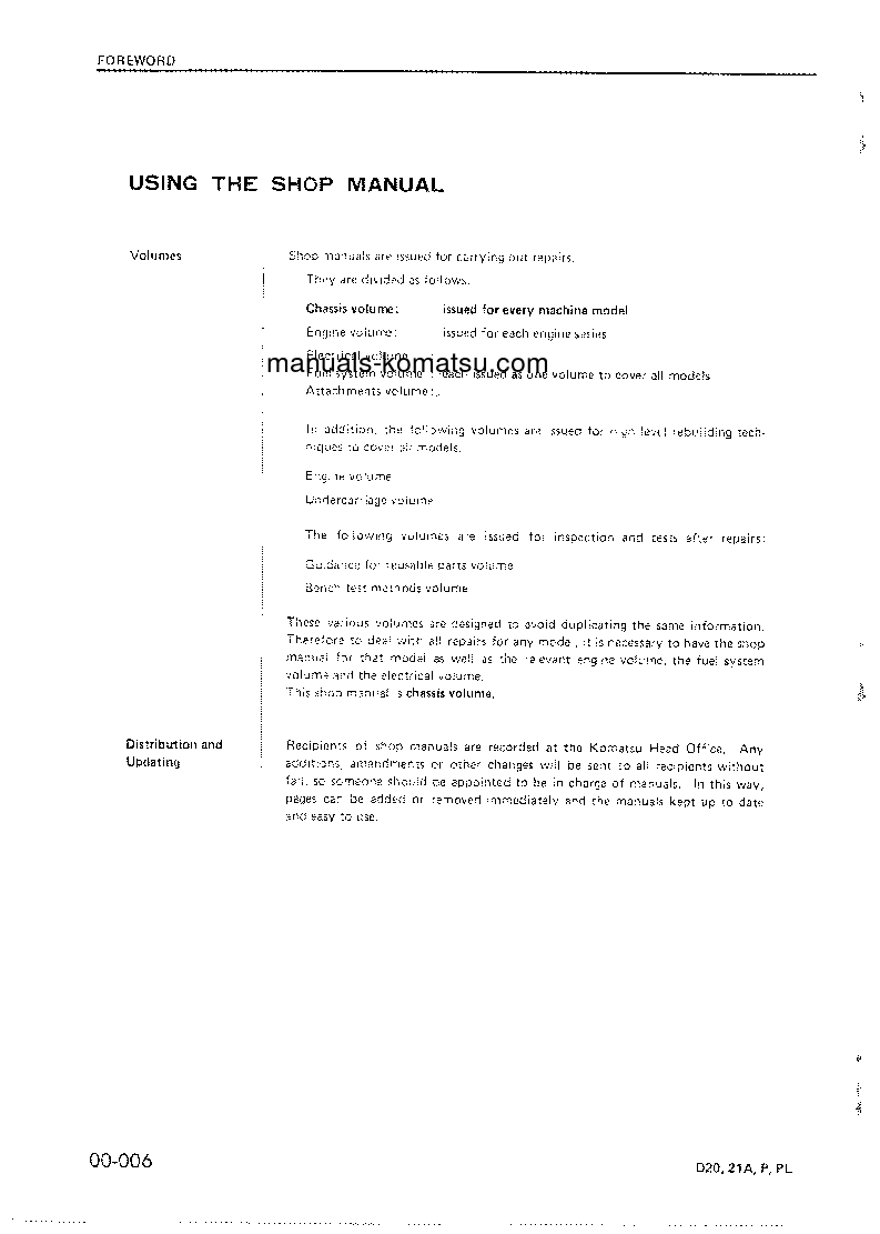 Protected: D21A-5(JPN) S/N 45001-UP Shop (repair) manual (English)