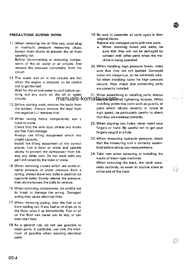 Protected: D31PL-18(JPN) S/N 40001-UP Shop (repair) manual (English)