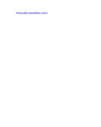 D31A-17(JPN) S/N 32001-UP Shop (repair) manual (English)