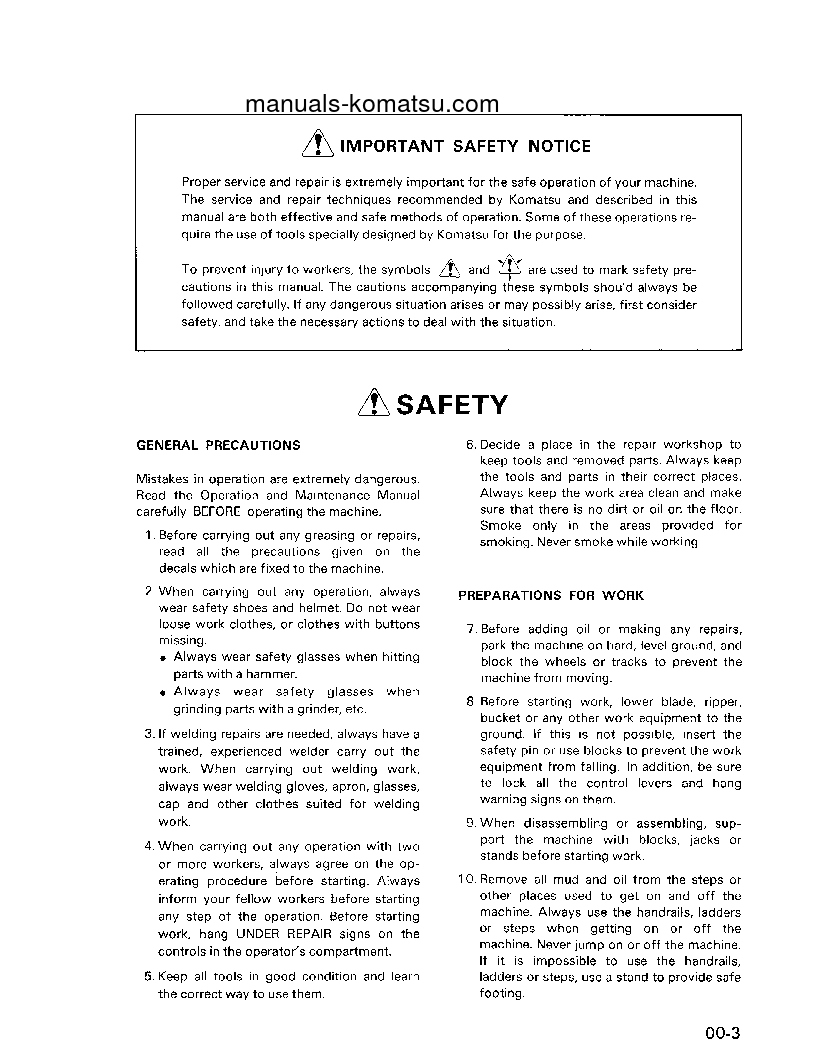Protected: D31PL-17(JPN) S/N 32001-UP Shop (repair) manual (English)