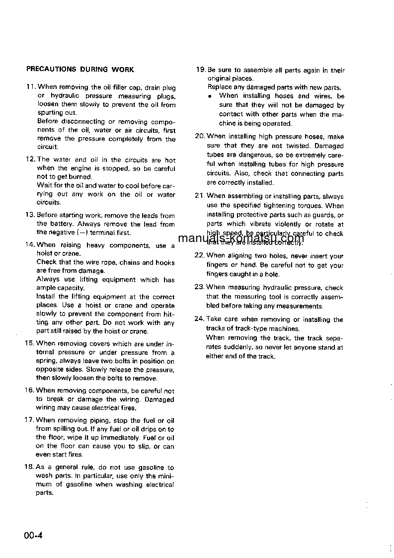 Protected: D41E-3(JPN)-FOR FRANCE, POWER ANGLE & TILT DOZER S/N 6001-UP Shop (repair) manual (English)