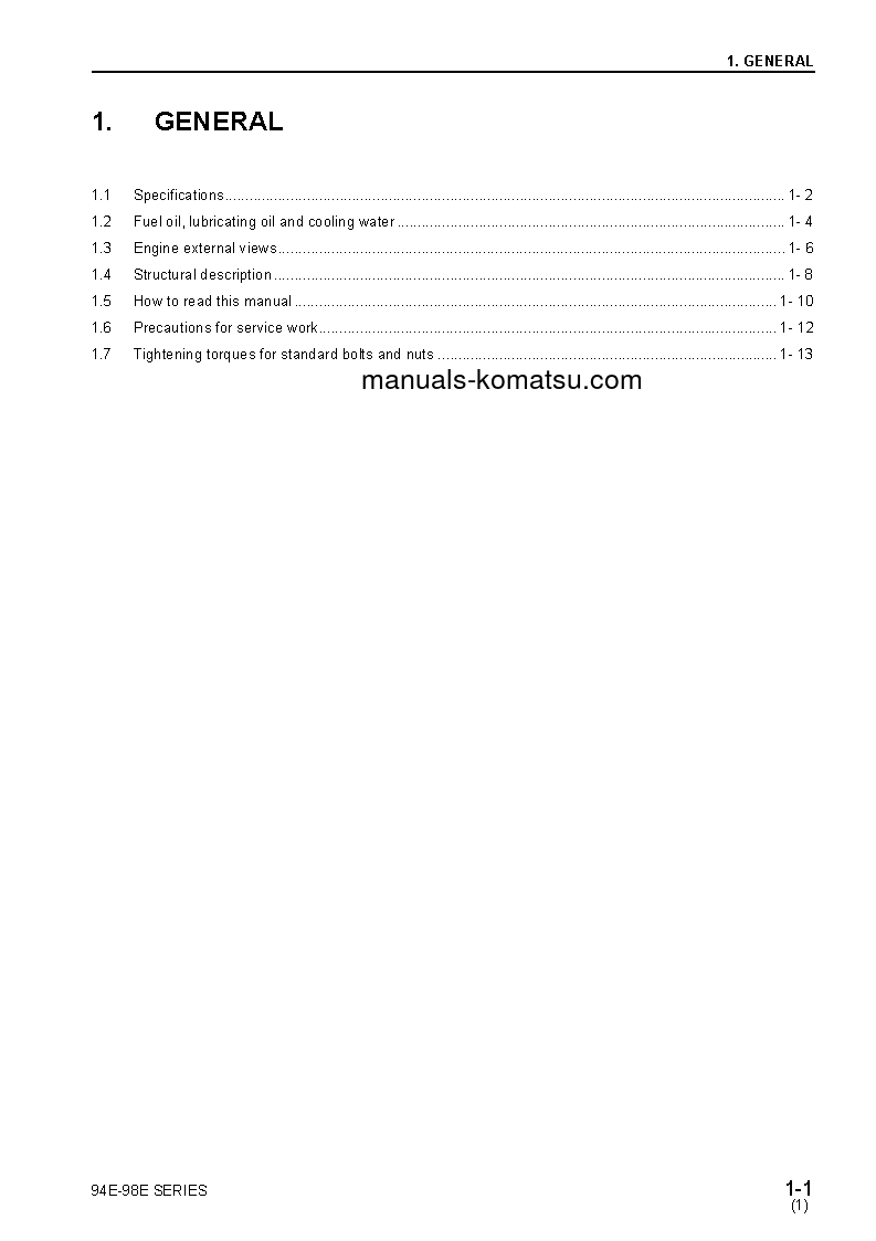 Protected: 4D98E-1(JPN)-A S/N ALL Shop (repair) manual (English)