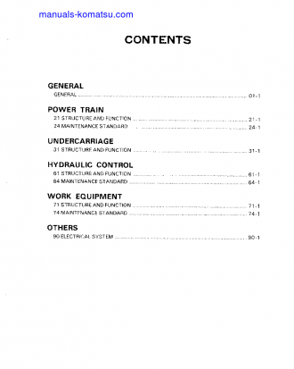D50F-16(JPN) S/N 65595-UP Shop (repair) manual (English)