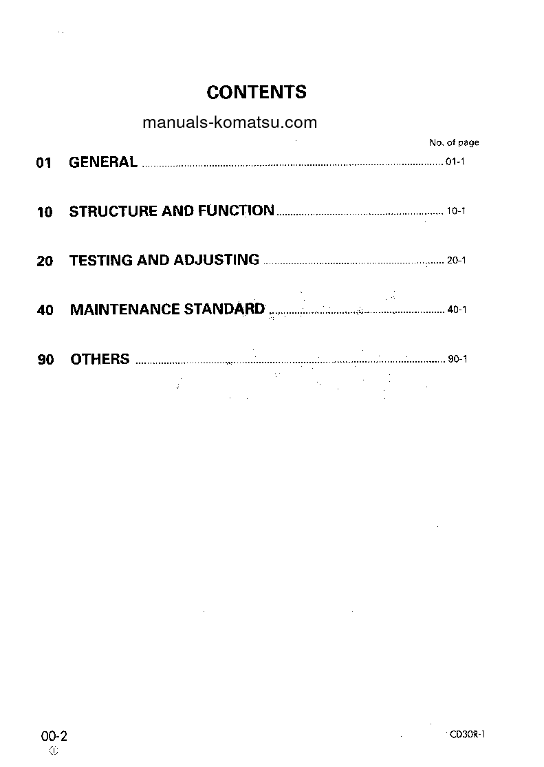 Protected: CD30R-1(JPN) S/N 1061-UP Shop (repair) manual (English)