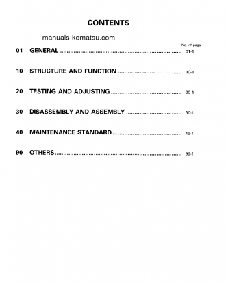GD305A-3(JPN) S/N 8018-UP Shop (repair) manual (English)
