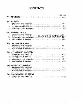 PC10-3(JPN) S/N 10001-UP Shop (repair) manual (English)