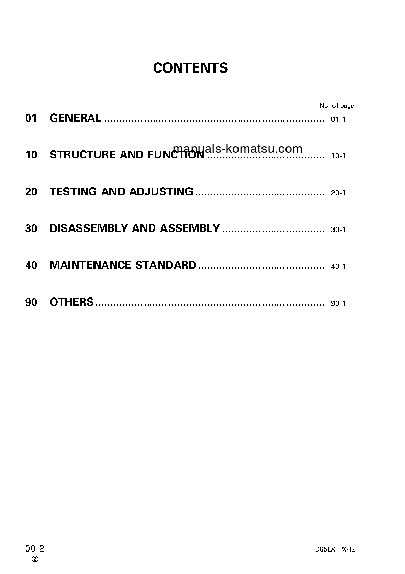 Protected: D65PX-12(JPN)-FOR EU S/N 65275-UP Shop (repair) manual (English)