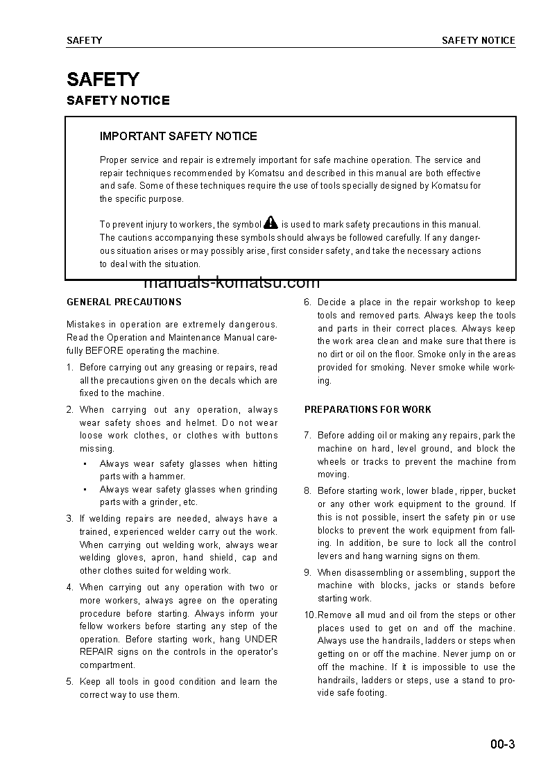 Protected: S4D95LE-3(GBR) S/N 1-UP Shop (repair) manual (English)