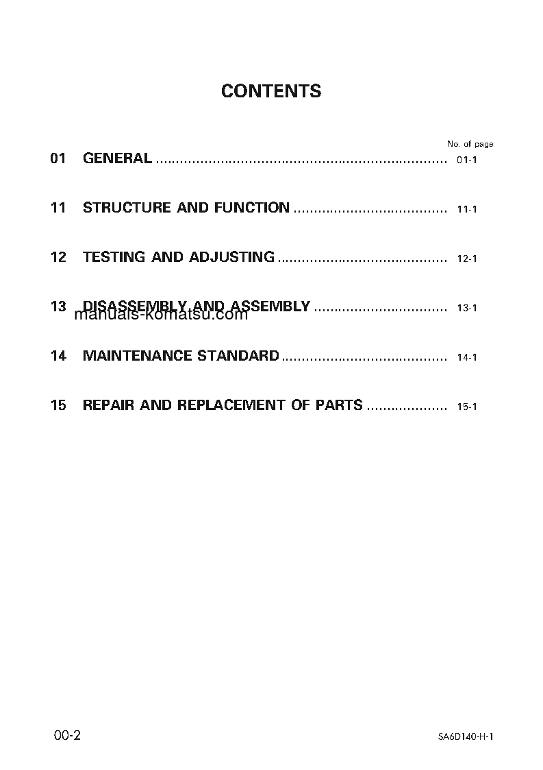 Protected: SA6D140-H-1(JPN) Shop (repair) manual (English)