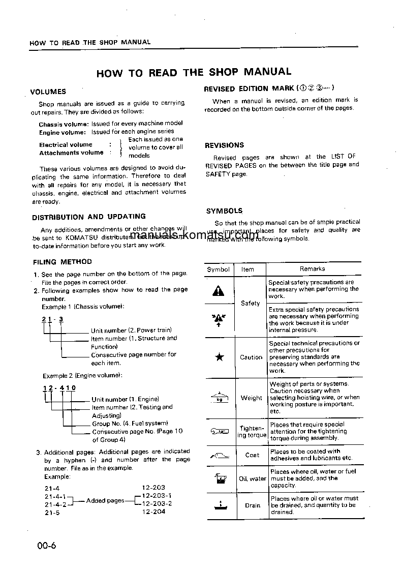 Protected: WA70-1(JPN) S/N 10001-UP Shop (repair) manual (English)
