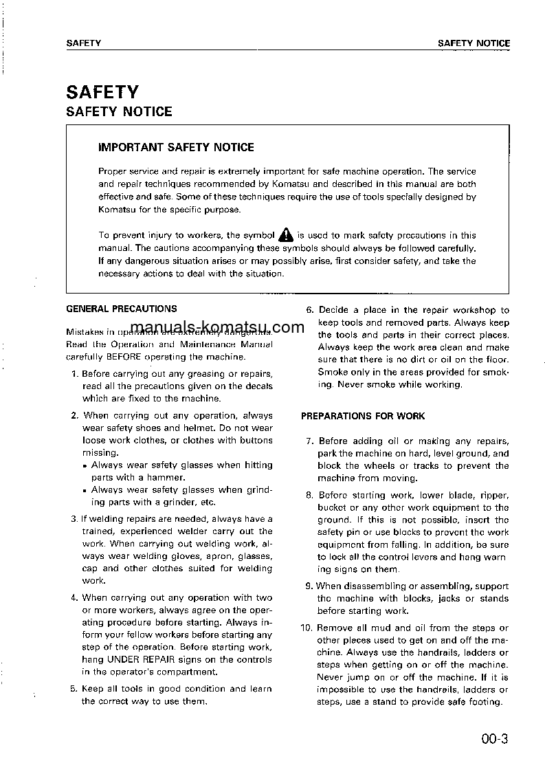 Protected: EG300B-5(JPN) S/N 5001-UP Shop (repair) manual (English)