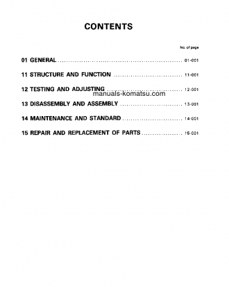 6D140-1(JPN) S/N ALL Shop (repair) manual (English)