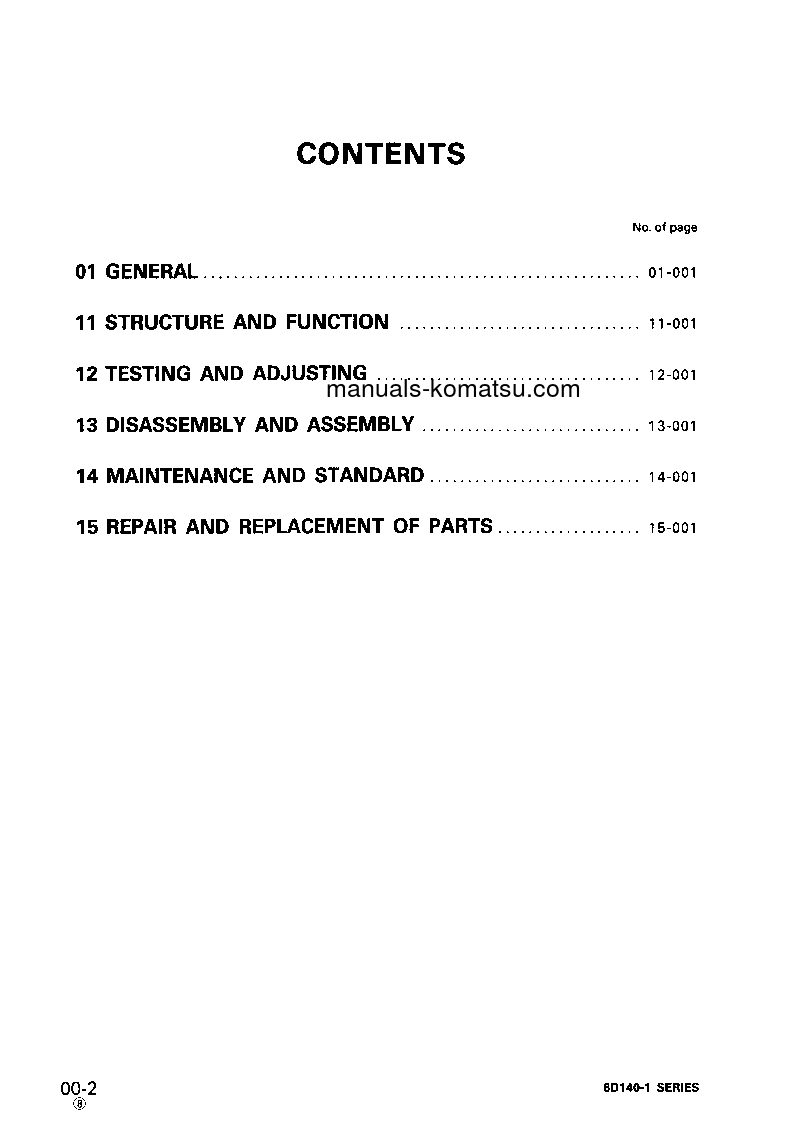 Protected: 6D140-1(JPN) S/N ALL Shop (repair) manual (English)