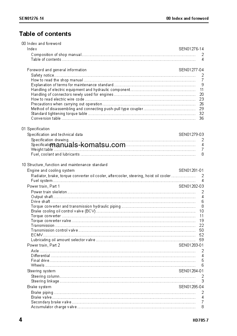 Protected: HD785-7(JPN) S/N 7001-UP Operation manual (English)